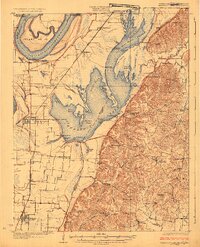 1925 Map of Reelfoot Lake