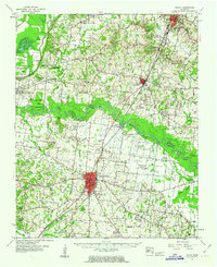 Download a high-resolution, GPS-compatible USGS topo map for Rialto, TN (1963 edition)