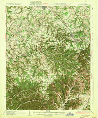 preview thumbnail of historical topo map of Ridgetop, TN in 1935