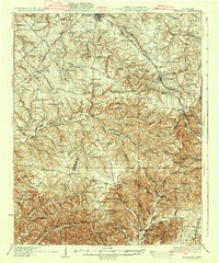 1935 Map of Robertson County, TN