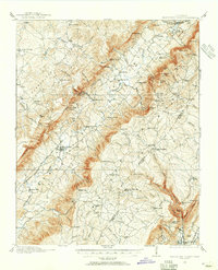Download a high-resolution, GPS-compatible USGS topo map for Sequatchie Valley, TN (1955 edition)