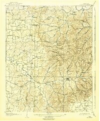1908 Map of Woodbury, 1939 Print