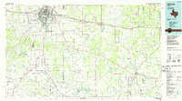 preview thumbnail of historical topo map of Abilene, TX in 1985