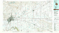1986 Map of Amarillo, 1989 Print