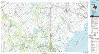 Download a high-resolution, GPS-compatible USGS topo map for Angleton, TX (1984 edition)