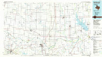 preview thumbnail of historical topo map of Burkburnett, TX in 1985
