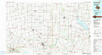preview thumbnail of historical topo map of Burkburnett, TX in 1985