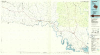 preview thumbnail of historical topo map of Val Verde County, TX in 1985