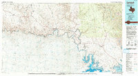 preview thumbnail of historical topo map of Val Verde County, TX in 1985
