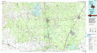 Download a high-resolution, GPS-compatible USGS topo map for Conroe, TX (1992 edition)