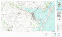preview thumbnail of historical topo map of Corpus Christi, TX in 1984
