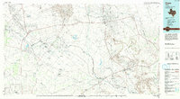 preview thumbnail of historical topo map of Crane, TX in 1986
