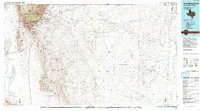 preview thumbnail of historical topo map of Culberson County, TX in 1993