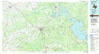 Download a high-resolution, GPS-compatible USGS topo map for Huntsville, TX (1992 edition)
