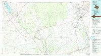 Download a high-resolution, GPS-compatible USGS topo map for Kermit, TX (1993 edition)