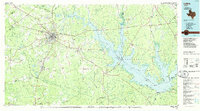 Download a high-resolution, GPS-compatible USGS topo map for Lufkin, TX (1986 edition)