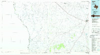 1985 Map of Marfa, TX