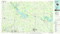 Download a high-resolution, GPS-compatible USGS topo map for Marshall, TX (1991 edition)