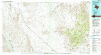 Download a high-resolution, GPS-compatible USGS topo map for Mount Livermore, TX (1993 edition)