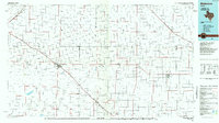 1985 Map of Muleshoe, TX