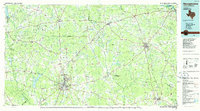 preview thumbnail of historical topo map of Nacogdoches, TX in 1986