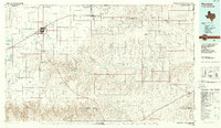 1986 Map of Booker, TX