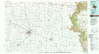 1985 Map of Edmonson, TX, 1994 Print