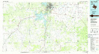 preview thumbnail of historical topo map of San Angelo, TX in 1986