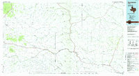 preview thumbnail of historical topo map of Sanderson, TX in 1985