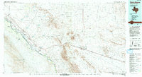 preview thumbnail of historical topo map of Sierra Blanca, TX in 1985