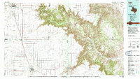 Download a high-resolution, GPS-compatible USGS topo map for Tulia, TX (1985 edition)