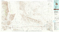 preview thumbnail of historical topo map of Van Horn, TX in 1985