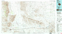 Download a high-resolution, GPS-compatible USGS topo map for Van Horn, TX (1985 edition)