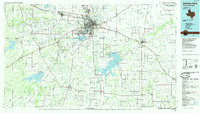 Download a high-resolution, GPS-compatible USGS topo map for Wichita Falls, TX (1985 edition)