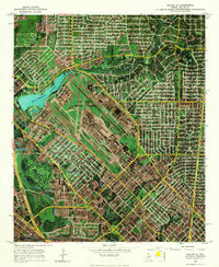 preview thumbnail of historical topo map of Dallas County, TX in 1968