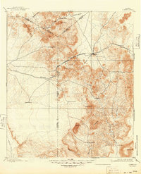 1895 Map of Alpine, 1949 Print