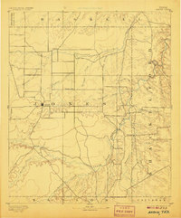 1893 Map of Anson, 1906 Print