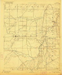 1893 Map of Anson, 1921 Print