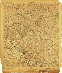 1904 Map of Bastrop