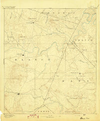 1894 Map of Blanco