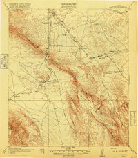 Download a high-resolution, GPS-compatible USGS topo map for Bone Spring, TX (1918 edition)