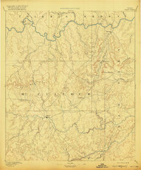 1894 Map of Brady, 1920 Print