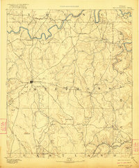 1890 Map of Breckenridge, 1922 Print