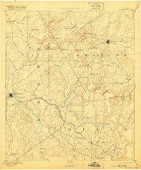 1889 Map of Brownwood