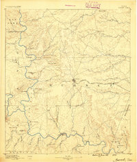1887 Map of Burnet