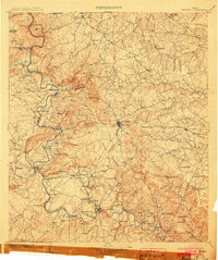 1903 Map of Burnet