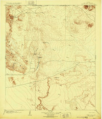 Download a high-resolution, GPS-compatible USGS topo map for Cerro Alto, TX (1929 edition)