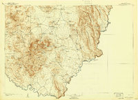 preview thumbnail of historical topo map of Brewster County, TX in 1905