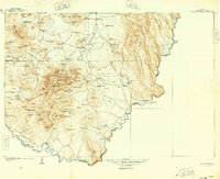 preview thumbnail of historical topo map of Brewster County, TX in 1905