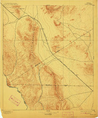 1897 Map of Chispa, 1911 Print